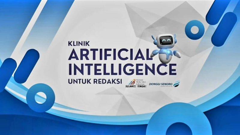 AMSI Sulteng bekerja sama dengan Donggi Senoro DSLNG mengadakan kegiatan Klinik Artificial Intelligence (AI) untuk redaksi/Ist