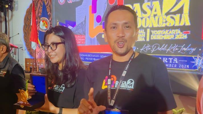 Rukly Chahyadi, seorang advokat dari Palu, baru-baru ini menerima penghargaan Sahabat Saksi dan Korban (SSK) Inspiratif/Ist