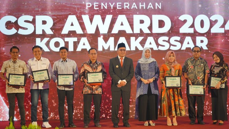 Pertamina Patra Niaga Sulawesi raih penghargaan CSR Award dari Pemkot Makassar, Jumat (27/12/2024)/Ist