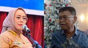Sekdaprov Sulteng Novalina (kiri), Gubernur Sulteng Rusdy Mastura (kanan)/Ist
