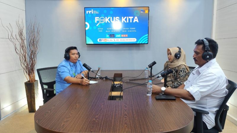 Anggota Komisi IV DPRD Sulteng, Winiar Hidayat Lamakarate jadi bintang tamu podcast FOKUS KITA RRI Palu/Ist