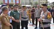 Kapolda Sulawesi Tengah (Sulteng), Irjen Agus Nugroho memimpin apel gelar pasukan Operasi Keselamatan Tinombala 2025, Senin (10/2/2025)/Ist