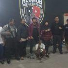 Polisi mengamankan seorang pria pelaku pencurian mesin dap di Kota Palu, Sulawesi Tengah/Ist