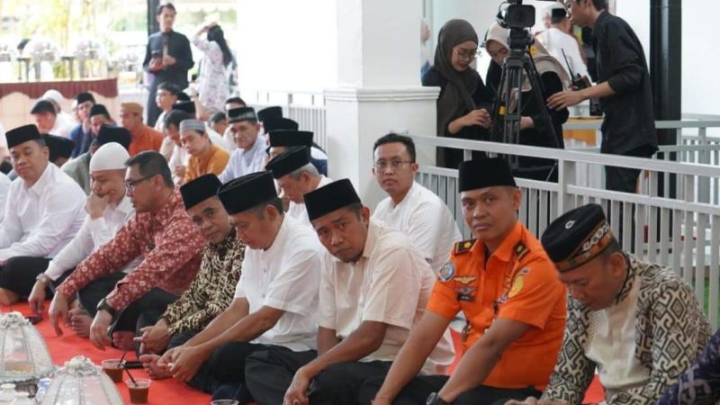 Pemerintah Kota (Pemkot) Palu menggelar syukuran dan buka puasa bersama, Senin (03/03/2025)/Pemkot Palu