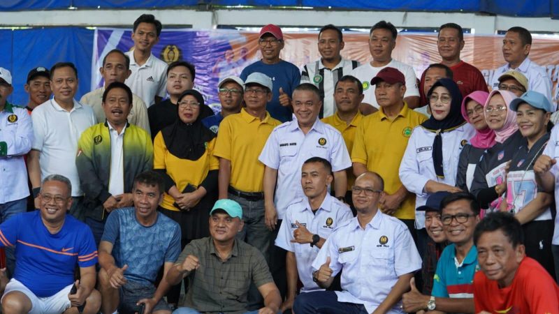 Wali Kota Palu, Hadianto Rasyid menghadiri pelantikan pengurus Persatuan Tenis Seluruh Indonesia (PELTI) Kota Palu periode 2024-2028, Kamis (01/05/2025)/Pemkot Palu