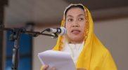 Wakil Wali Kota Palu, Imelda Liliana Muhidin memimpin upacara Peringatan Hari Pendidikan Nasional tahun 2025 di halama Kantor Wali Kota Palu, Jumat (02/05/2025)/Pemkot Palu