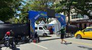 Jalan Sam Ratulangi, Kota Palu ditutup untuk event BERANI Drag, Sabtu (03/05/2025)/hariansulteng