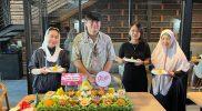 Wakil Wali Kota Palu, Imelda Liliana Muhidin meresmikan pembukaan restoran A'Robi Prime di Jalan Balai Kota Selatan, Kota Palu, Sabtu (03/05/2025)/Pemkot Palu