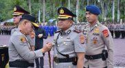 Kapolda Sulteng, Irjen Agus Nugroho memimpin serah terima jabatan (sertijab) Kapolres Parigi Moutong (Parimo) dari AKBPJovan Reagan Samual kepada AKBP Agustian Nugraha/Ist