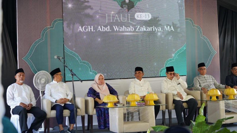 Asisten Bidang Pemerintahan dan Kesejahteraan Rakyat Setda Kota Palu, Usman menghadiri Haul ke-13 Anregurutta Abd Wahab Zakariya, Senin (12/05/2025)/Pemkot Palu