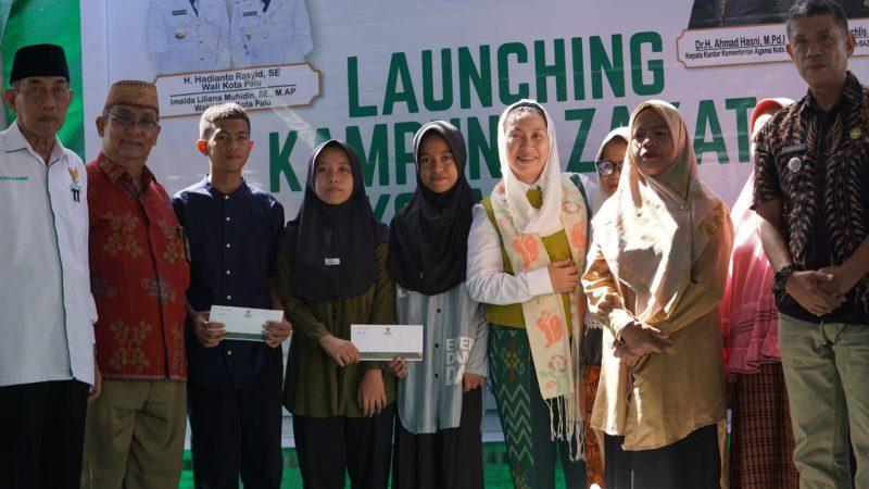 Pemkot Bersama Baznas-Kemenag luncurkan Kampung Zakat Kota Palu, Kamis (15/05/2025)/Pemkot Palu