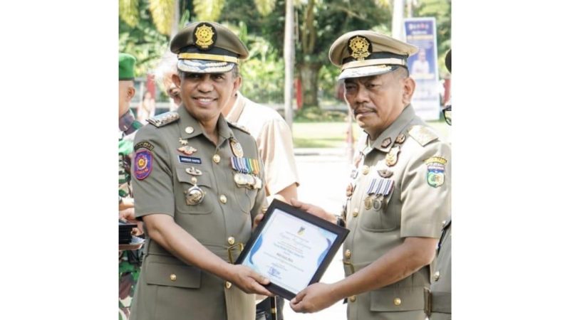 Satpol PP Kota Palu terima dua penghargaa tingkat Provinsi Sulteng/Ist