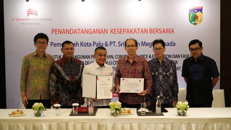 Pemerintah Kota Palu bersama PT Srihapan Mega Persada melaksanakan penandatanganan kesepakatan bersama di Fairmont Hotel Jakarta, Jumat (23/05/2025)/Pemkot Palu