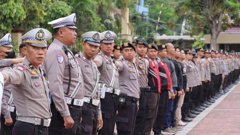 Polresta Palu mengerahkan 200 personel untuk mengamankan libur panjang dalam rangka peringatan Kenaikan Yesus Kristus yang 29 Mei - 1 Juni 2025/Ist