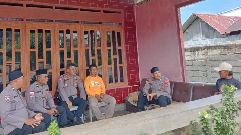 Satgas Madago Raya intensifkan pendekatan kepada masyarakat jelang pelantikan bupati Parigi Moutong (Parimo) terpilih, Sabtu (31/05/2025)/Ist