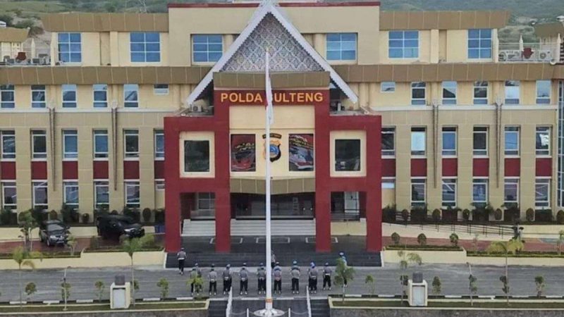 Ilustrasi kegiatan di halaman Polda Sulteng (Sumber: Istimewa)
