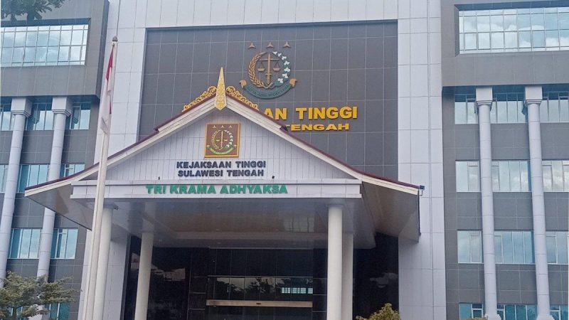 Kejati Sulteng di Jalan Sam Ratulangi, Palu (Sumber: Mawan/hariansulteng.com)