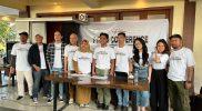 Konferensi pers Hasan Bahasyuan Institute dan The Mangge di Renjana Cafe, Kampung Nelayan Cafe, Selasa, 10 Juni 2025 (Sumber: Fandy/hariansulteng.com)