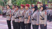 Polresta Palu menggelar acara sertijab sejumlah pejabat baru, Selasa (5/8/2025). (Foto: Istimewa)