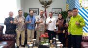 Wali Kota Palu Hadianto Rasyid melakukan kunjungan kerja ke Kementerian Keuangan (Kemenkeu) di Jakarta, Kamis (7/8/2025). (Foto: Pemkot Palu)