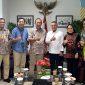 Wali Kota Palu Hadianto Rasyid melakukan kunjungan kerja ke Kementerian Keuangan (Kemenkeu) di Jakarta, Kamis (7/8/2025). (Foto: Pemkot Palu)