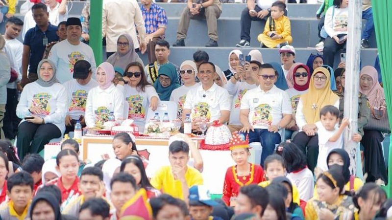 Peringatan Hari Anak Nasional ke-41 tingkat Sulteng dipusatkan di Kabupaten Banggai, Senin (25/8/2025). (Foto: Instagram @sulteng.prov)