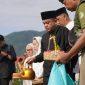 Pemerintah Kota Palu melaksanakan tabur bunga dan ziarah makam dalam memperingati 7 tahun peristiwa gempa, tsunami, dan likuifaksi, Minggu (28/9/2025). (Foto: Pemkot Palu)
