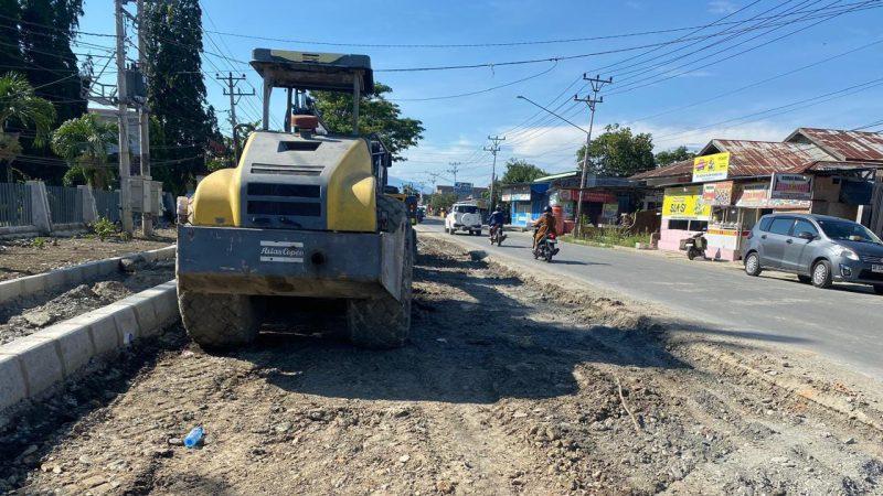 Kualitas proyek jalan Rp278 miliar di Palu oleh BPJN Sulteng menuai sorotan. (Foto: Istimewa)