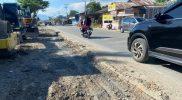 Diduga tak sesuai standar teknis, BPJN Sulteng diminta evaluasi proyek rehabilitasi jalan di Palu. (Foto: Istimewa)