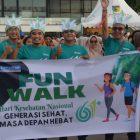 Fun Walk menjadi agenda utama Festival Palu Sehat di Lapangan Vatulemo. (Foto: Pemkot Palu)