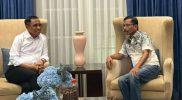 Gubernur Sulteng Anwar Hafid bersama Ketua Satgas BSH Irfan Denny Pontoh. (Foto: Istimewa)