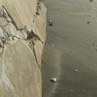 Kerusakan proyek pengaman pantai di Kabupaten Tolitoli menuai sorotan. (Foto: Istimewa)