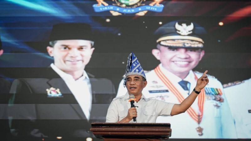 Gubernur Sulteng, Anwar Hafid saat menghadiri pelantikan pengurus Kadin Parimo beberapa waktu lalu. (Foto: Istimewa)