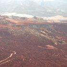 Fasilitas penyimpanan tailing di kawasan PT Indonesia Morowali Industrial Park (IMIP) kembali longsor, Rabu (18/2/2026). (Foto: Istimewa)