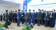 Gubernur Sulteng, Anwar Hafid melantik 40 pejabat eselon II dan fungsional di lingkungan Pemprov Sulteng, Senin (11/5/2026). (Foto: Istimewa)