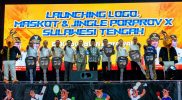 Gubernur Anwar Hafid meluncurkan logo, maskot, dan jingle Pekan Olahraga Provinsi (Porprov) ke-X, Rabu malam (12/5/2026). (Foto: Istimewa)