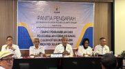 Tiga kandidat bersaing memerebutkan kursi ketua Kadin Sulteng. (Foto: Istimewa)
