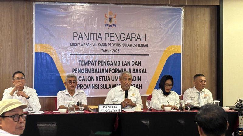 Tiga kandidat bersaing memerebutkan kursi ketua Kadin Sulteng. (Foto: Istimewa)