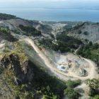 Foto udara aktivitas tambang galian C di pesisir Palu-Donggala. (Foto: Istimewa)