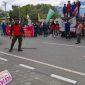 Aksi May Day di depan Kantor Gubernur Sulteng, Jalan Sam Ratulangi, Kota Palu, Jumat (1/5/2026). (Foto: hariansulteng.com)