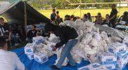 PSI Sulteng mendirikan dapur umum hingga menggelar trauma healing di Desa Lembantongoa, Kabupaten Sigi. (Foto: Istimewa)