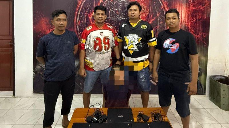 Polsek Tawaeli mengungkap kasus dugaan tindak pidana pencurian dengan pemberatan di SMP Karya Bhakti Mamboro. (Foto: Istimewa)