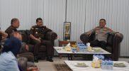 Kapolda Sulteng, Irjen Nasri Sulaeman berkunjung ke Kantor Kejaksaan Tinggi (Kejati) Sulteng), Selasa (14/7/2026). (Foto: Istimewa)