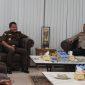 Kapolda Sulteng, Irjen Nasri Sulaeman berkunjung ke Kantor Kejaksaan Tinggi (Kejati) Sulteng), Selasa (14/7/2026). (Foto: Istimewa)
