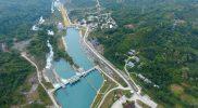 Foto udara PLTA Poso di Desa Sulewana, Kecamatan Pamona Utara, Kabupaten Poso. (Foto: Istimewa)