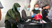 Karantina Sulteng perketat pengawasan barang bawaan penumpang di Bandara Mutiara Sis Aljufri. (Foto: Istimewa)