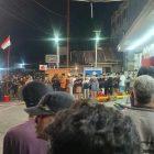 Warga memadati lokasi perkelahian oknum polisi dan juru parkir di Jalan Tombolotutu, Kota Palu, Kamis (27/8/2026). (Foto: Istimewa)