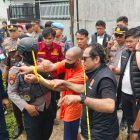 Polresta Palu menggelar rekonstruksi kasus pembunuhan satu keluarga di Kelurahan Duyu, Rabu (9/9/2026). (Foto: Istimewa)