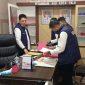 Unit Tipikor Satreskrim Polresta Palu menggeledah Kantor Perusahaan Daerah Air Minum (PDAM) Kota Palu, Senin (21/9/2026). (Foto: Istimewa)