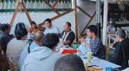 Radar Sulteng menggelar jumpa pers terkait dugaan intimidasi yang dialami Andika, Jumat (25/9/2026). (Foto: Istimewa)
